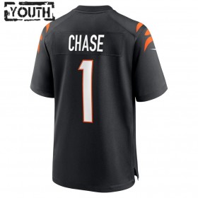 Kinder Cincinnati Bengals Trikot Ja Marr Chase 1 Nike Schwarz 2021 NFL Draft